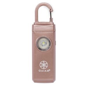 Gaiam Rose Gold Safety Alarm